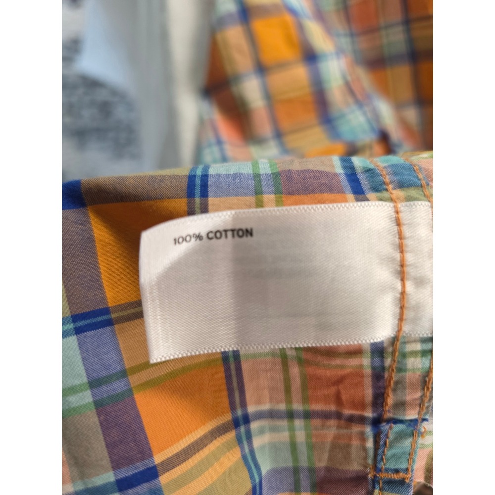 Duluth Trading Co Mens 2XL Relaxed Fit Untucked Plaid shirt gorpcore dadcore - Picture 6 of 7